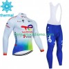 Conjunto Maillot + Culotte largo con tirantes Invierno Termico Totalenergies 2023